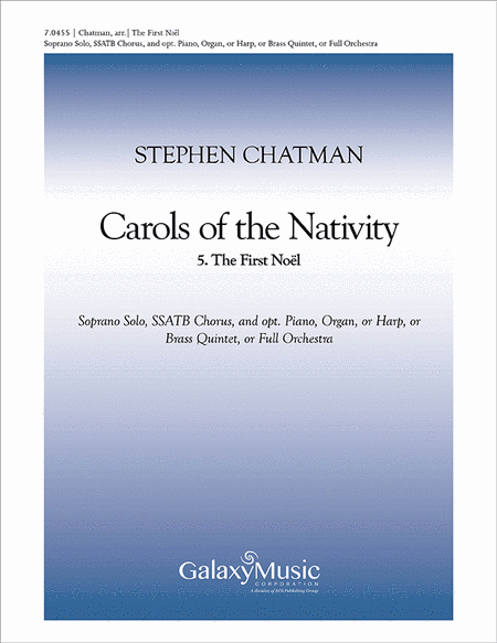 Carols of the Nativity: 5. The First Noel (Choral Score) image number null