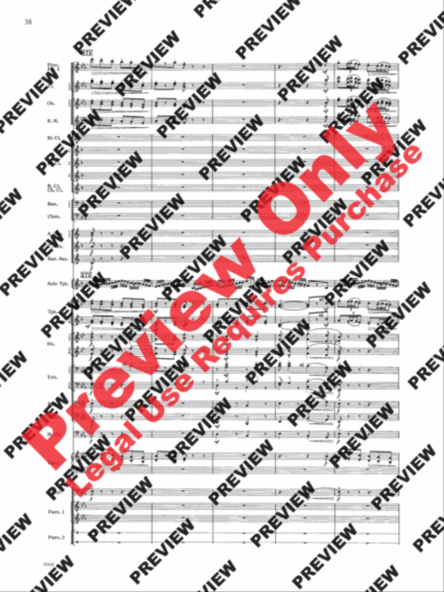Le Carnaval de Venise Concert Band scores gallery preview page 39