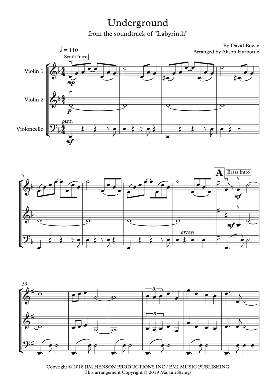 Underground String Trio scores gallery preview page 2