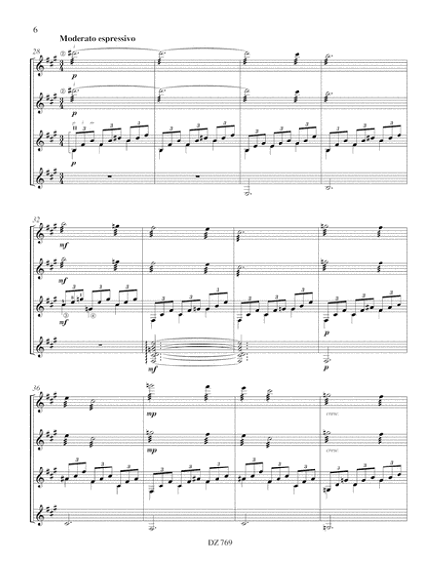 El pez de oro El pez de oro Guitar Ensemble scores gallery preview page 6