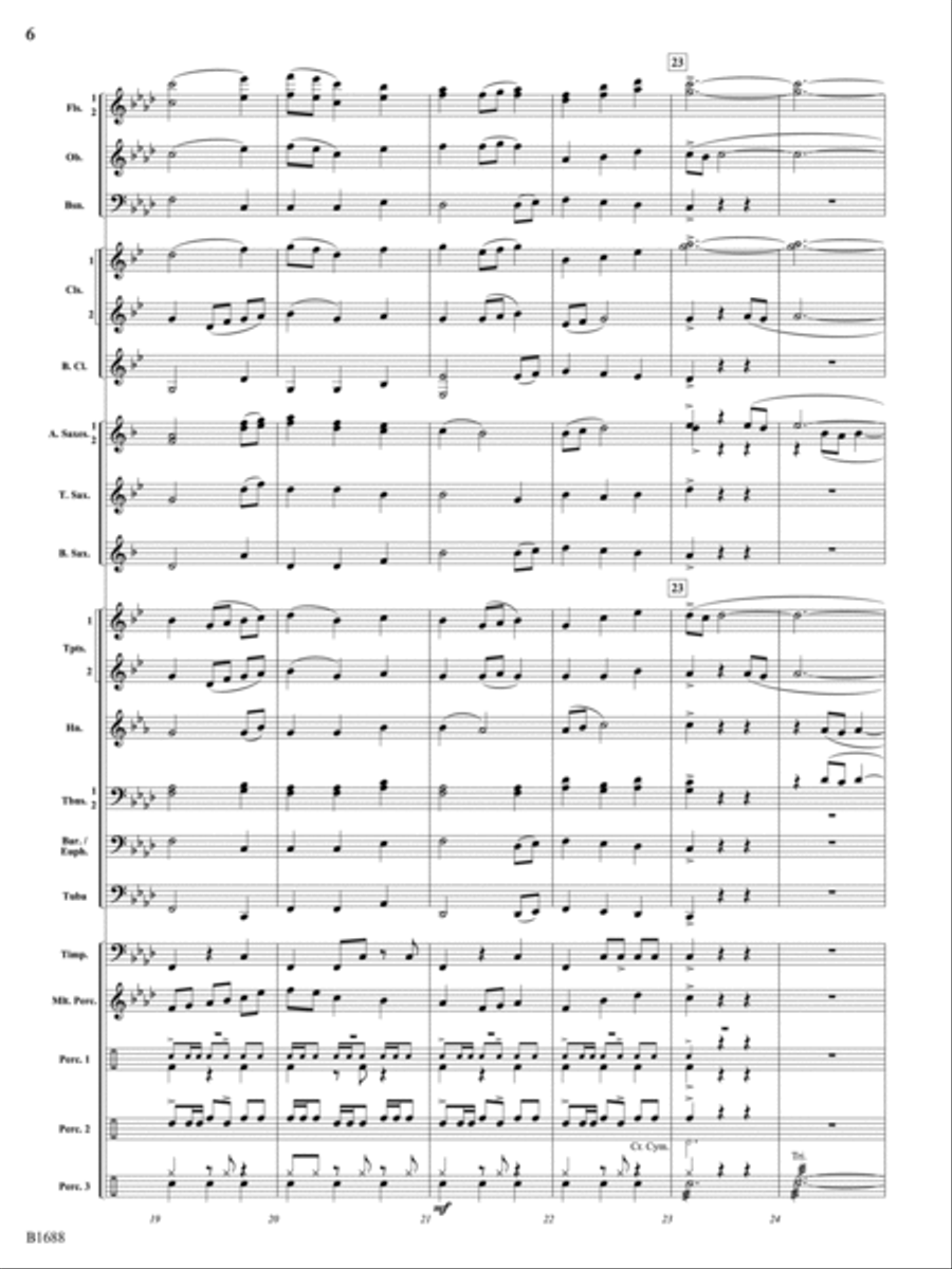 Congolese: Score Concert Band scores gallery preview page 6
