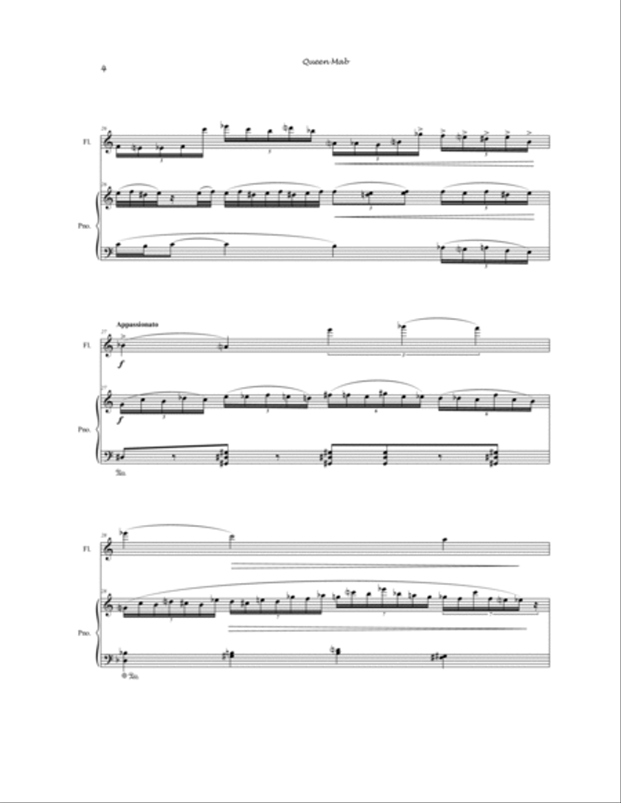 Queen Mab Woodwind Duet scores gallery preview page 4