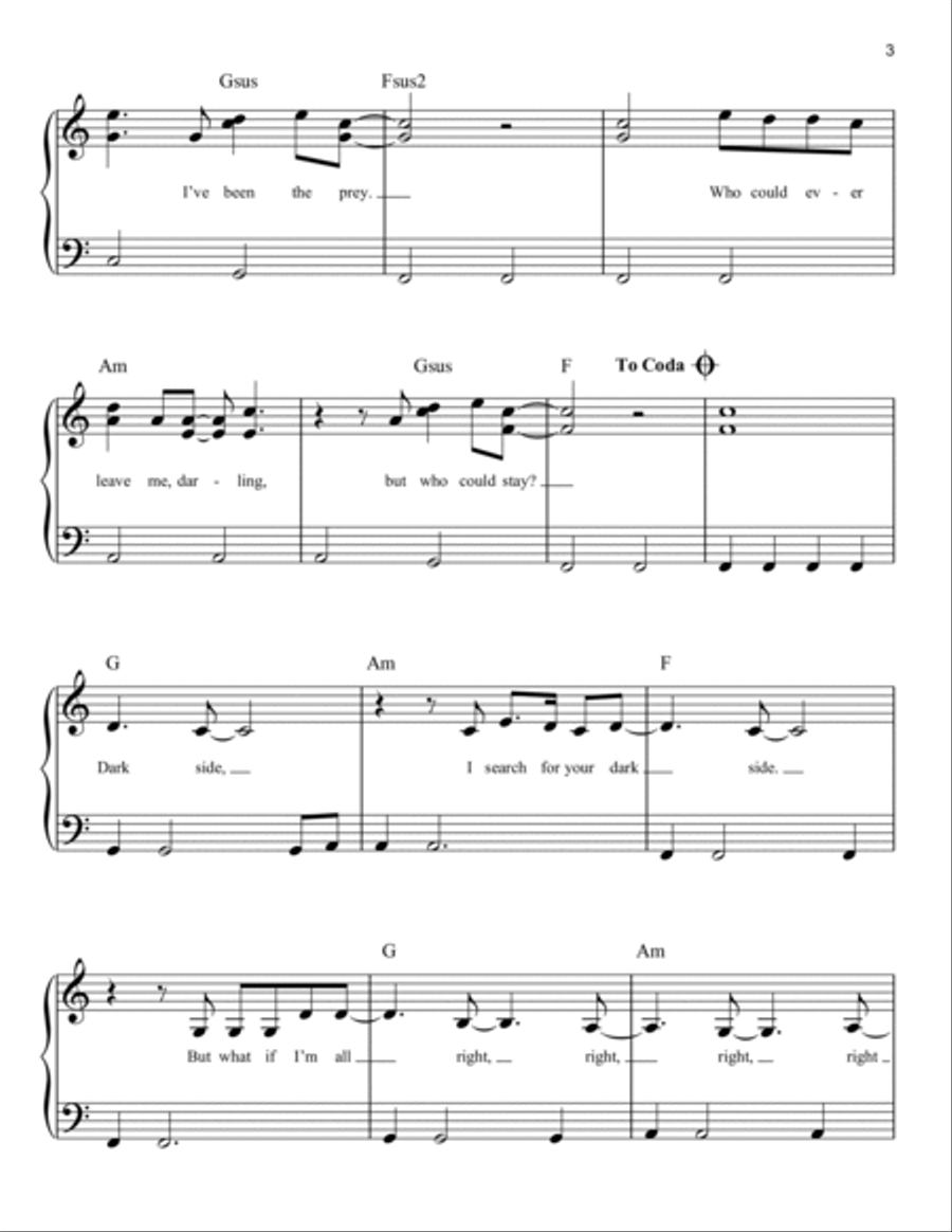 The Archer Easy Piano scores gallery preview page 3