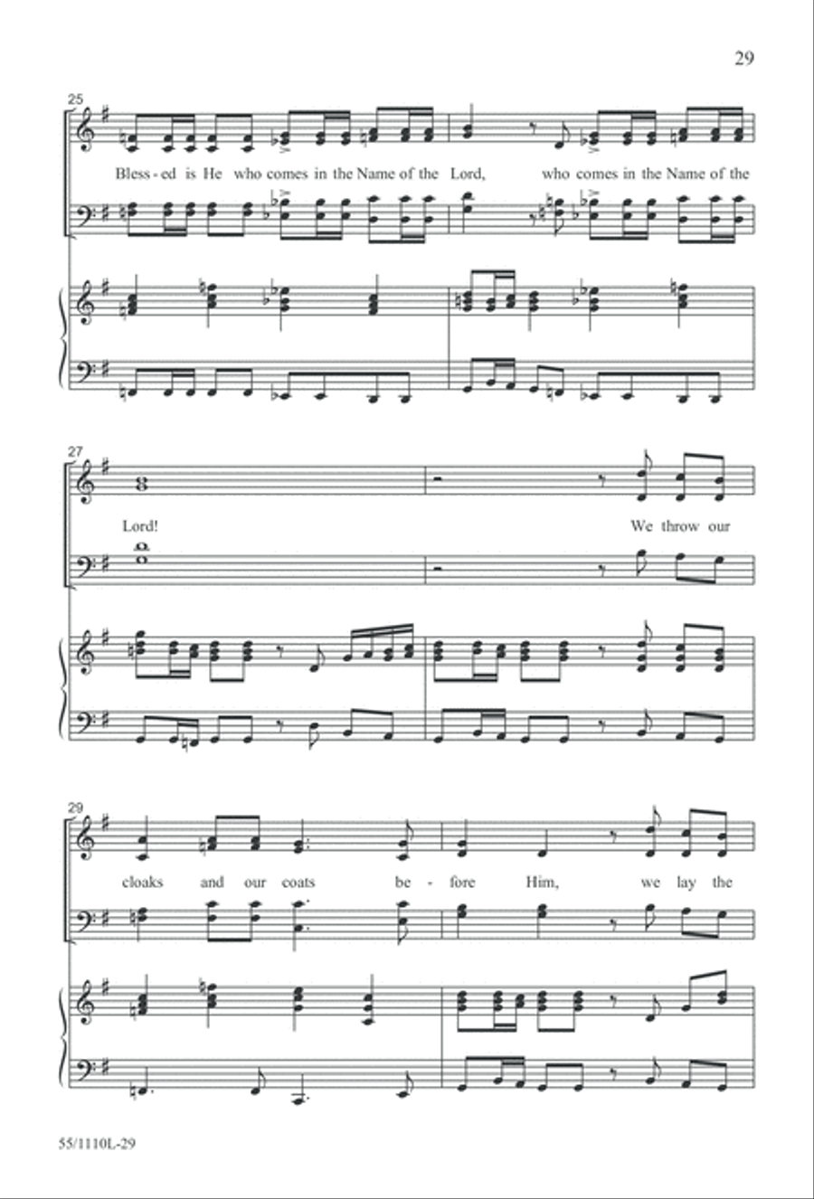 The Living Last Supper 4-Part scores gallery preview page 30