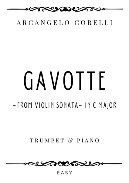 Corelli - Gavotte (from Violin Sonata) in C major - Easy image number null