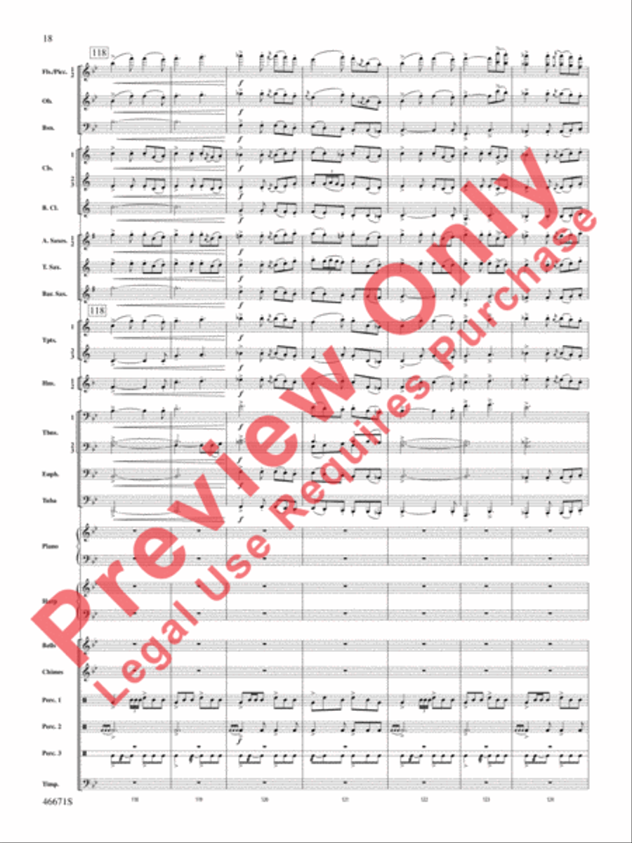 Celtic Wedding Celtic Wedding Concert Band scores gallery preview page 19