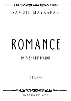 Book cover for Maykapar - Romance in F-Sharp Major - Intermediate