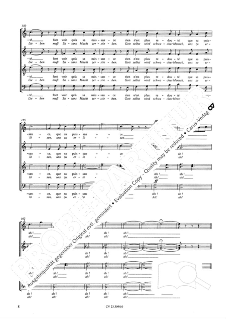 Bethlehem - Kommt, lasst uns sehen 4-Part scores gallery preview page 9