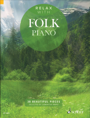 Book cover for Relax with Folk Piano