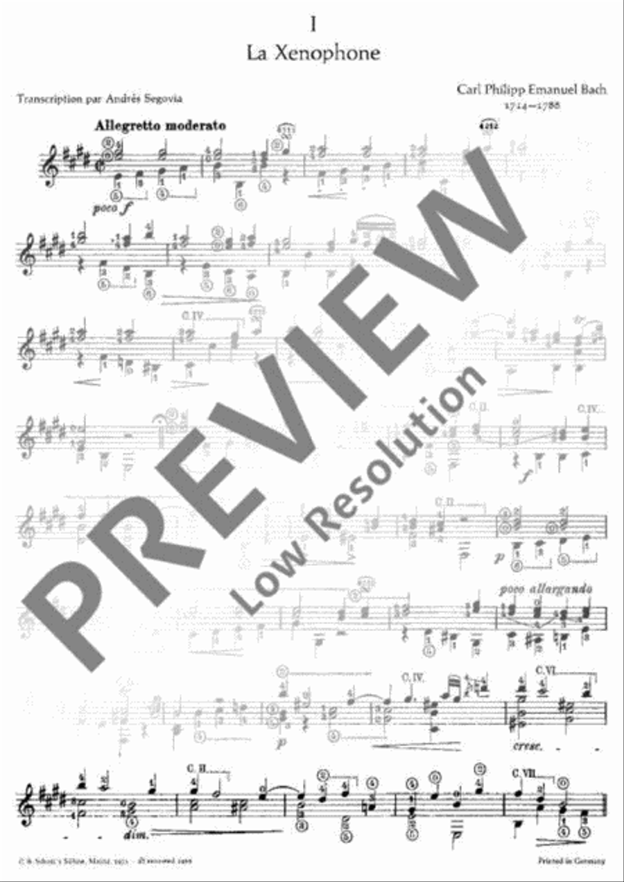 La Xénophone - La Sibylle Classical Guitar scores gallery preview page 2