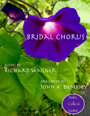 Book cover for Bridal Chorus (Wedding March): String Trio for Violin, Cello and Guitar