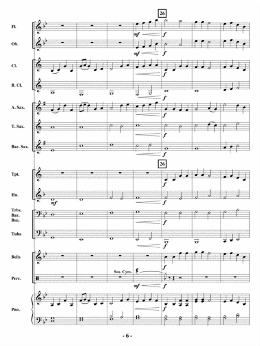Little Star Little Star Concert Band scores gallery preview page 5