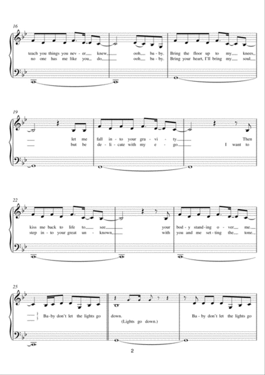 I Miss You Easy Piano scores gallery preview page 2