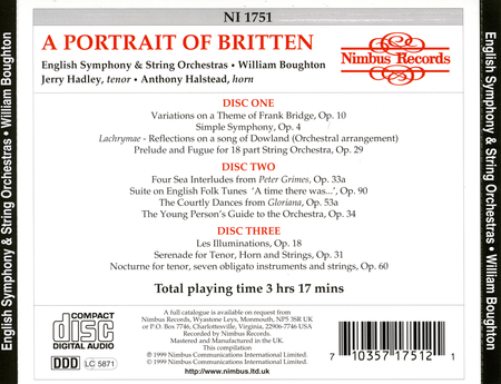 Portrait Of Britten