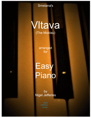 Vltava (The Moldau) arranged for easy piano solo