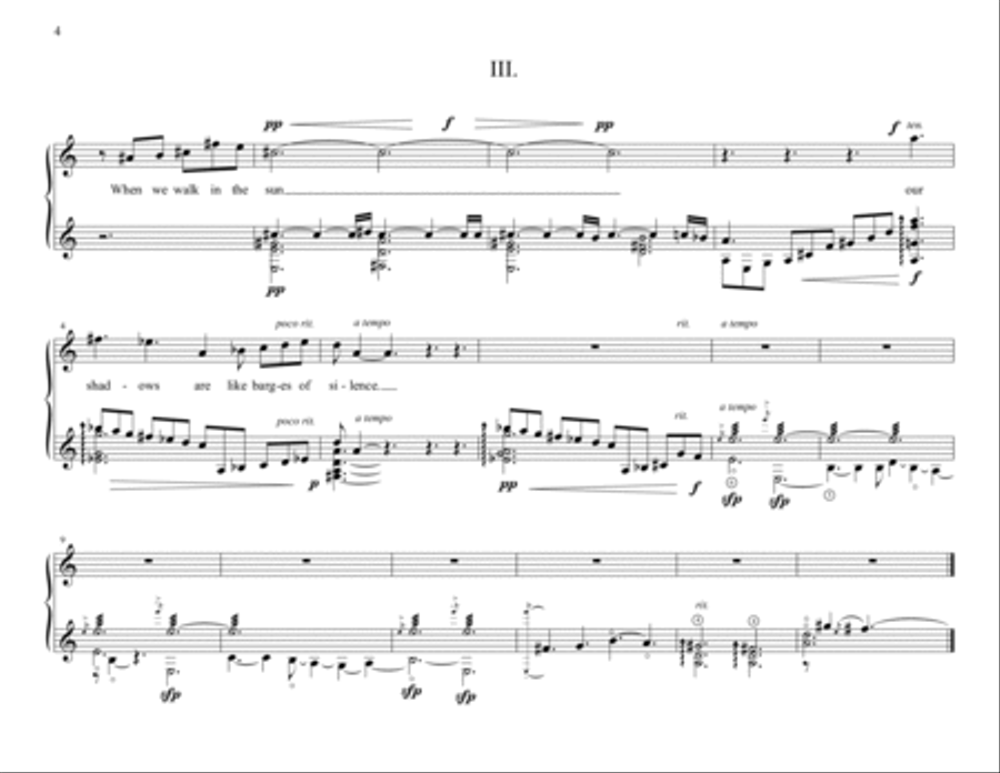 At the Edge of the Body's Night Guitar scores gallery preview page 6