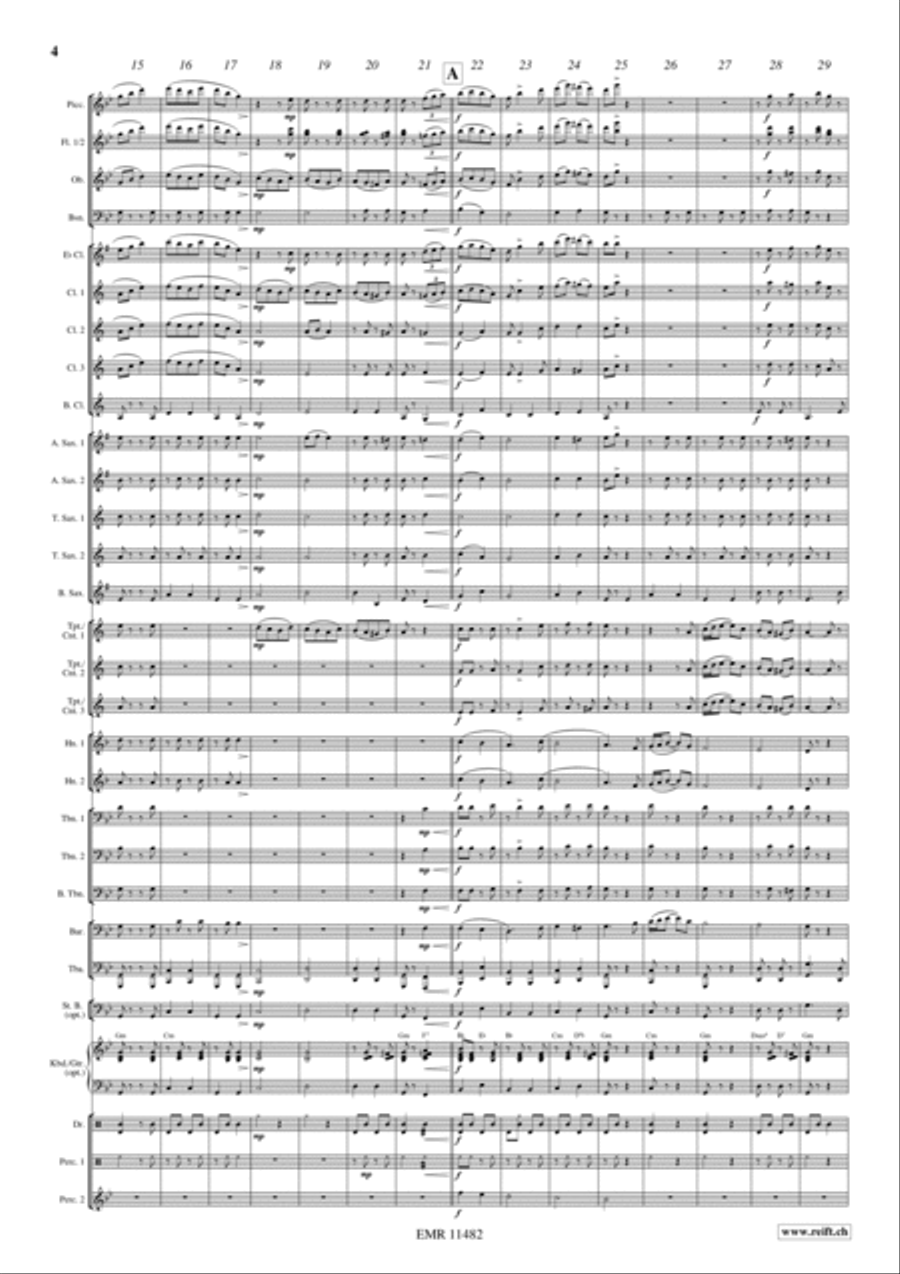 Flight To Moscow Flight To Moscow Concert Band scores gallery preview page 5