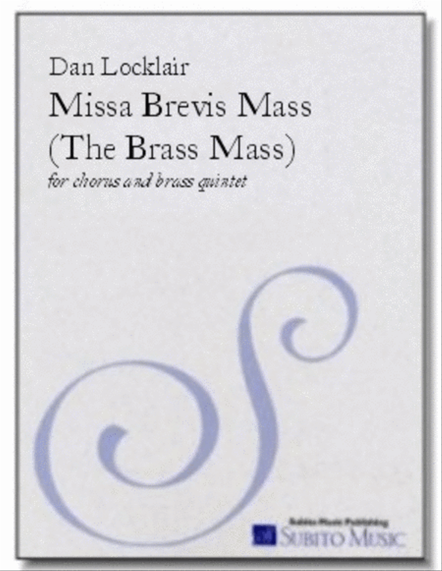 Missa Brevis (The Brass Mass) Divisi scores gallery preview page 1