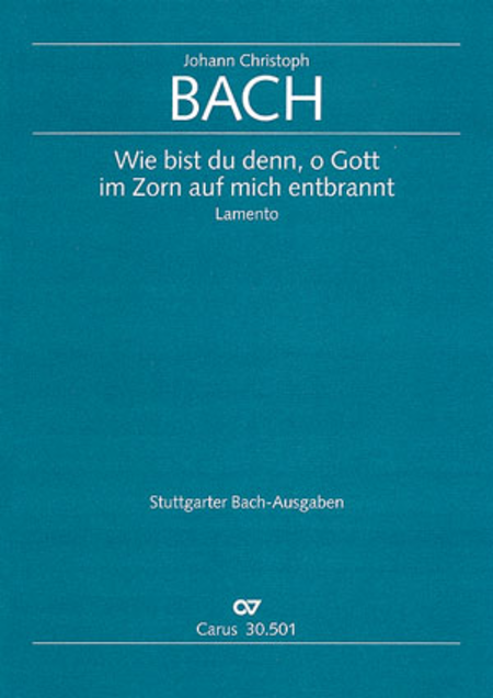 Shall thus Thy wrath, o God, consum me in its blaze? (Wie bist du denn, o Gott)