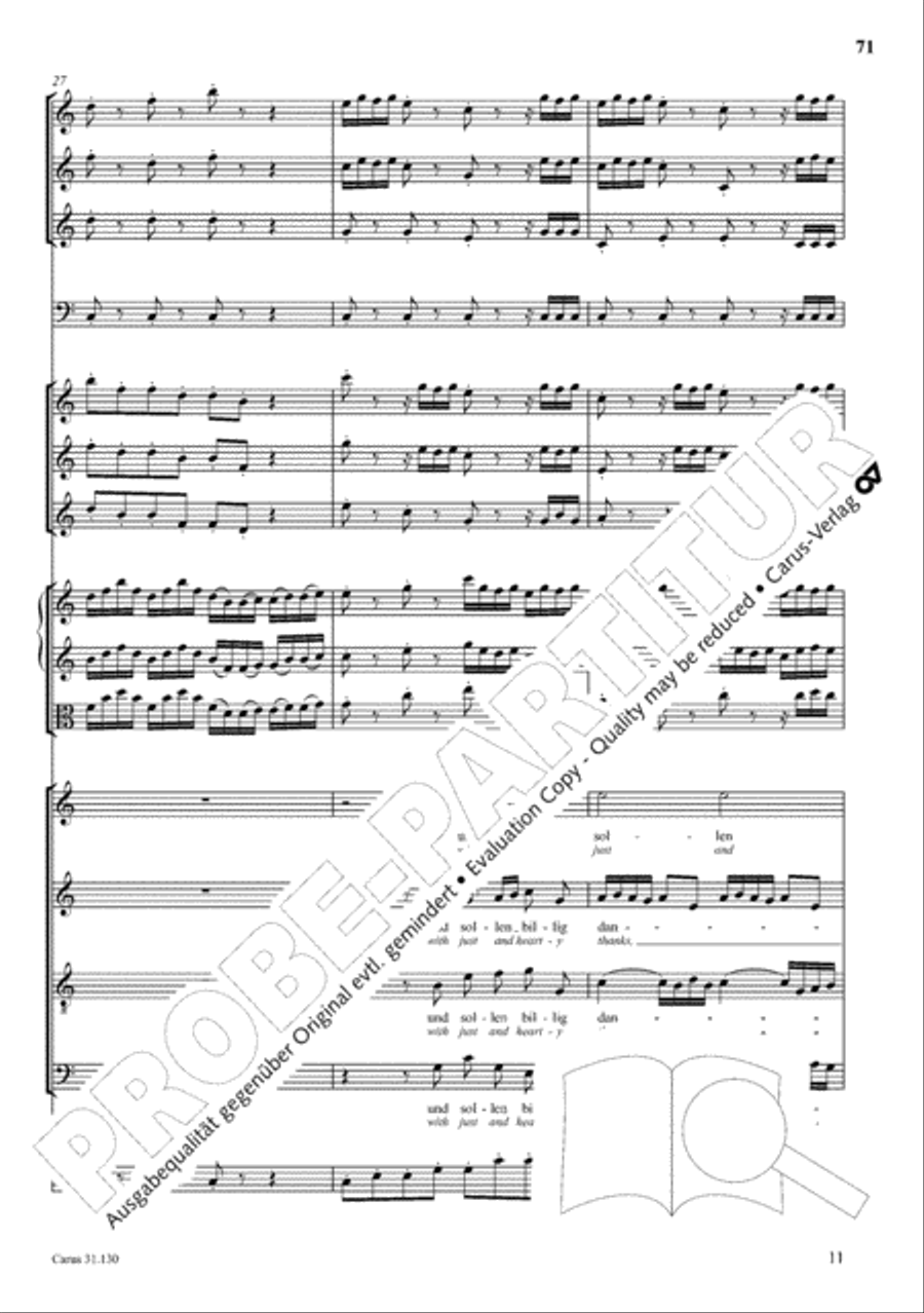 The Complete Sacred Vocal Works (Das geistliche Vokalwerk) Voice scores gallery preview page 72