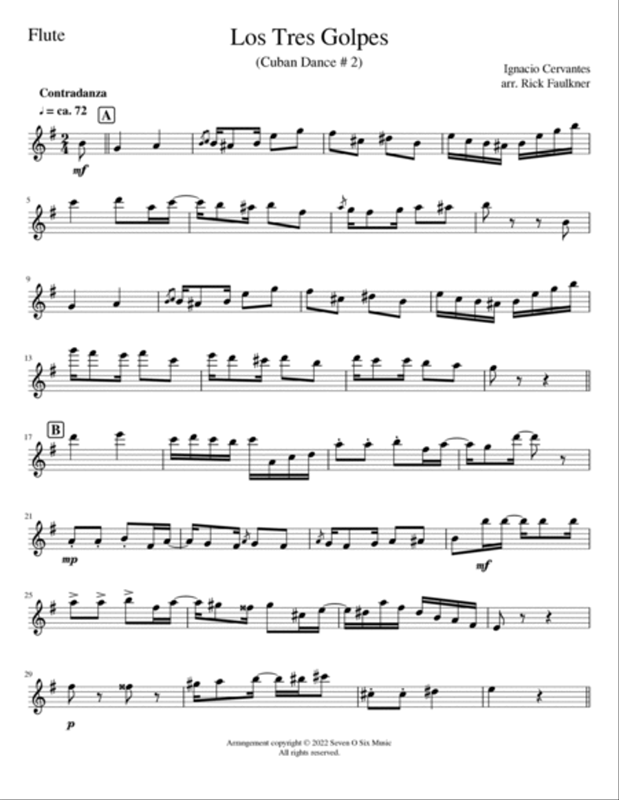 Los Tres Golpes Small Ensemble scores gallery preview page 5
