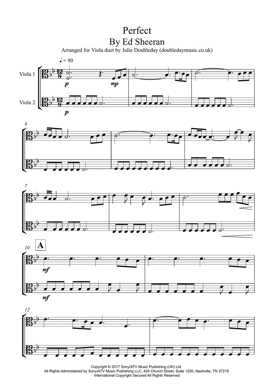 Perfect String Duet scores gallery preview page 1