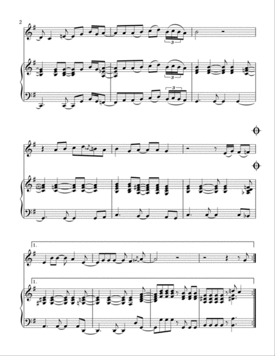 Don't You Worry 'bout A Thing Clarinet Solo scores gallery preview page 3