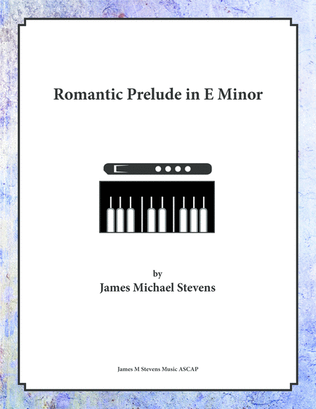 Book cover for Romantic Prelude in E Minor - Flute & Piano
