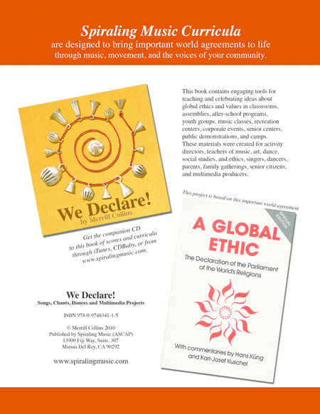 We Declare! Towards a Global Ethic: An Initial Declaration for All Ages