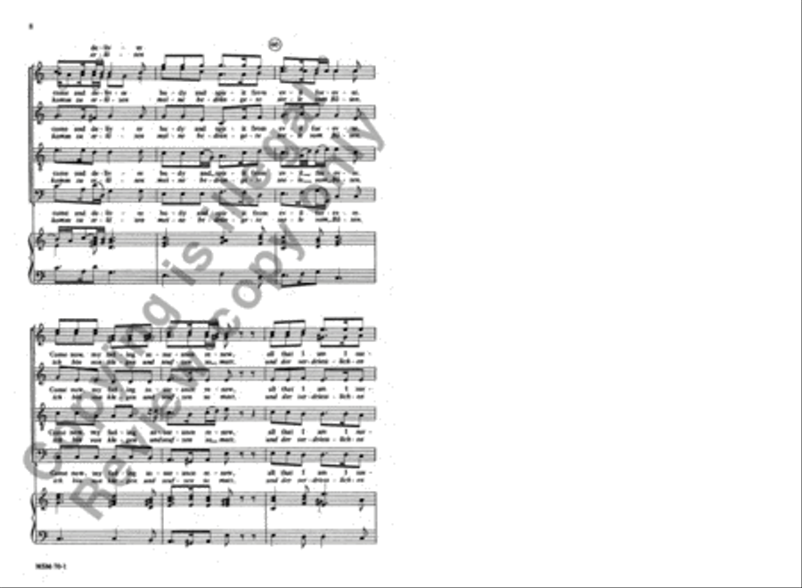 Dearest Lord Jesus, Why Are You Delaying SSATB scores gallery preview page 7