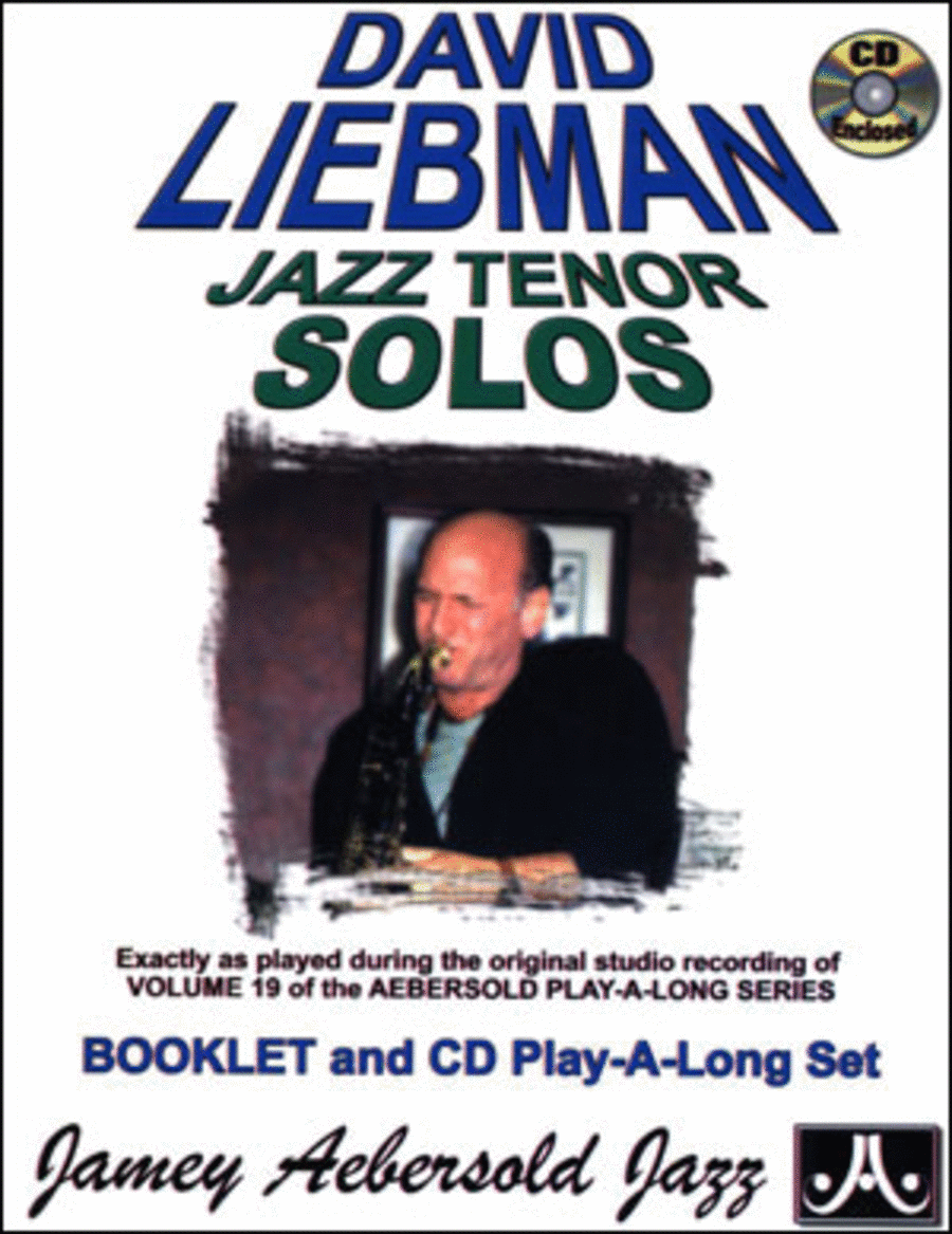 David Liebman Tenor Solos - Book/CD Saxophone Solo - Sheet Music