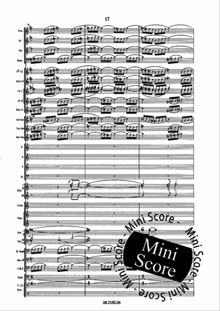 Oratorio Olympique SATB/Harmonie 4-Part scores gallery preview page 21
