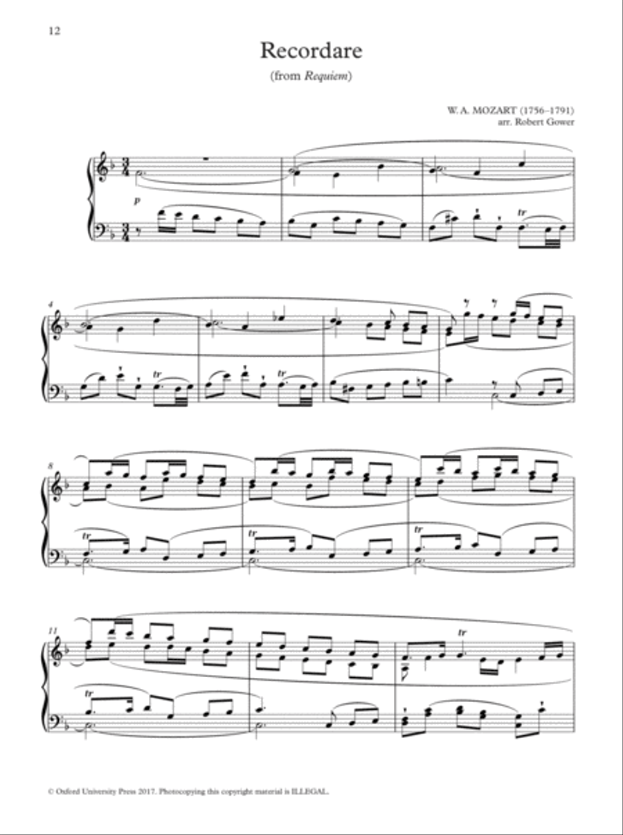 Oxford Book of Lent and Easter Organ Music for Manuals Organ Solo scores gallery preview page 12