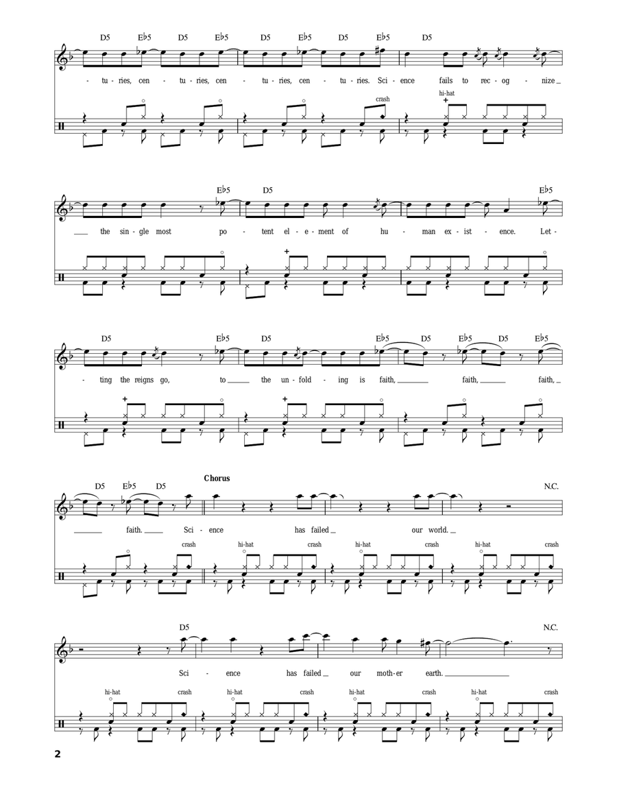 Science Science Drum Set scores gallery preview page 2