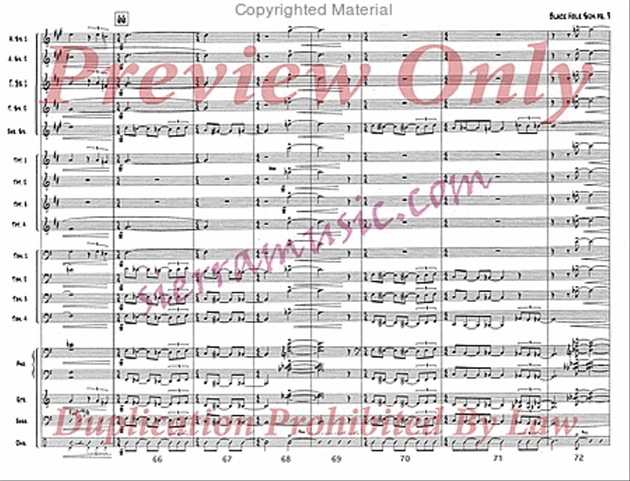 Black Hole Sun Jazz Ensemble scores gallery preview page 10