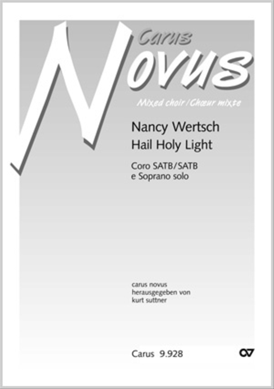 Hail Holy Light 4-Part scores gallery preview page 1
