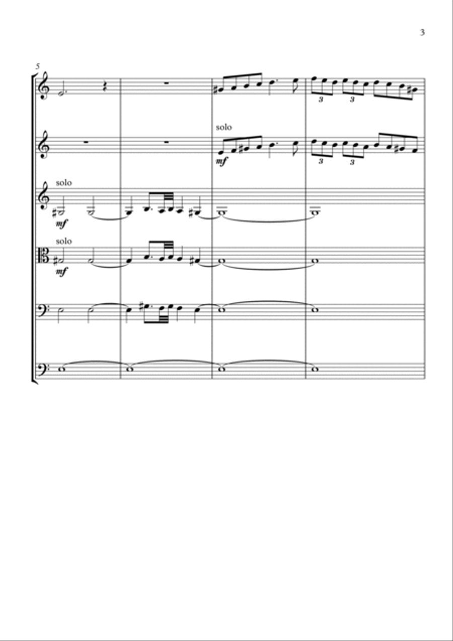 Hava Nagila - for String Orchestra String Orchestra scores gallery preview page 3