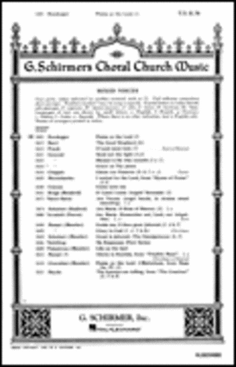 Praise Ye the Lord (Psalm 150) 4-Part scores gallery preview page 1