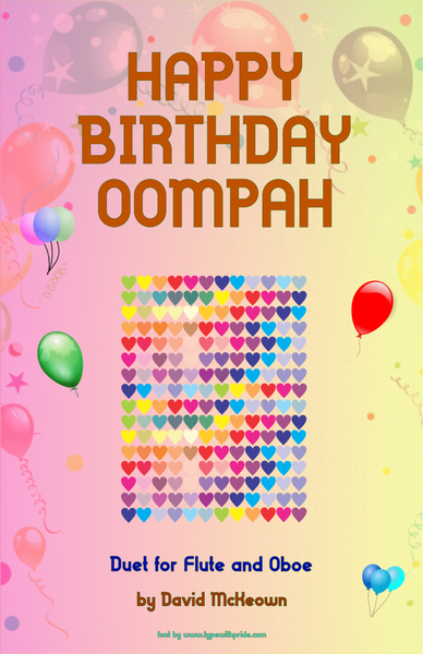 Happy Birthday Oompah, for Flute and Oboe Duet