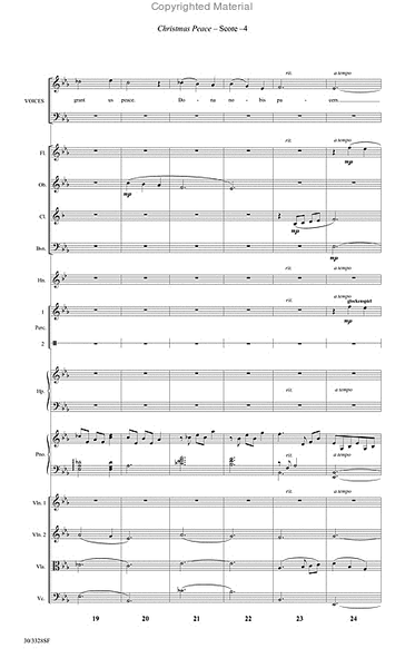 Christmas Peace - Instrumental Ensemble Score and Parts image number null