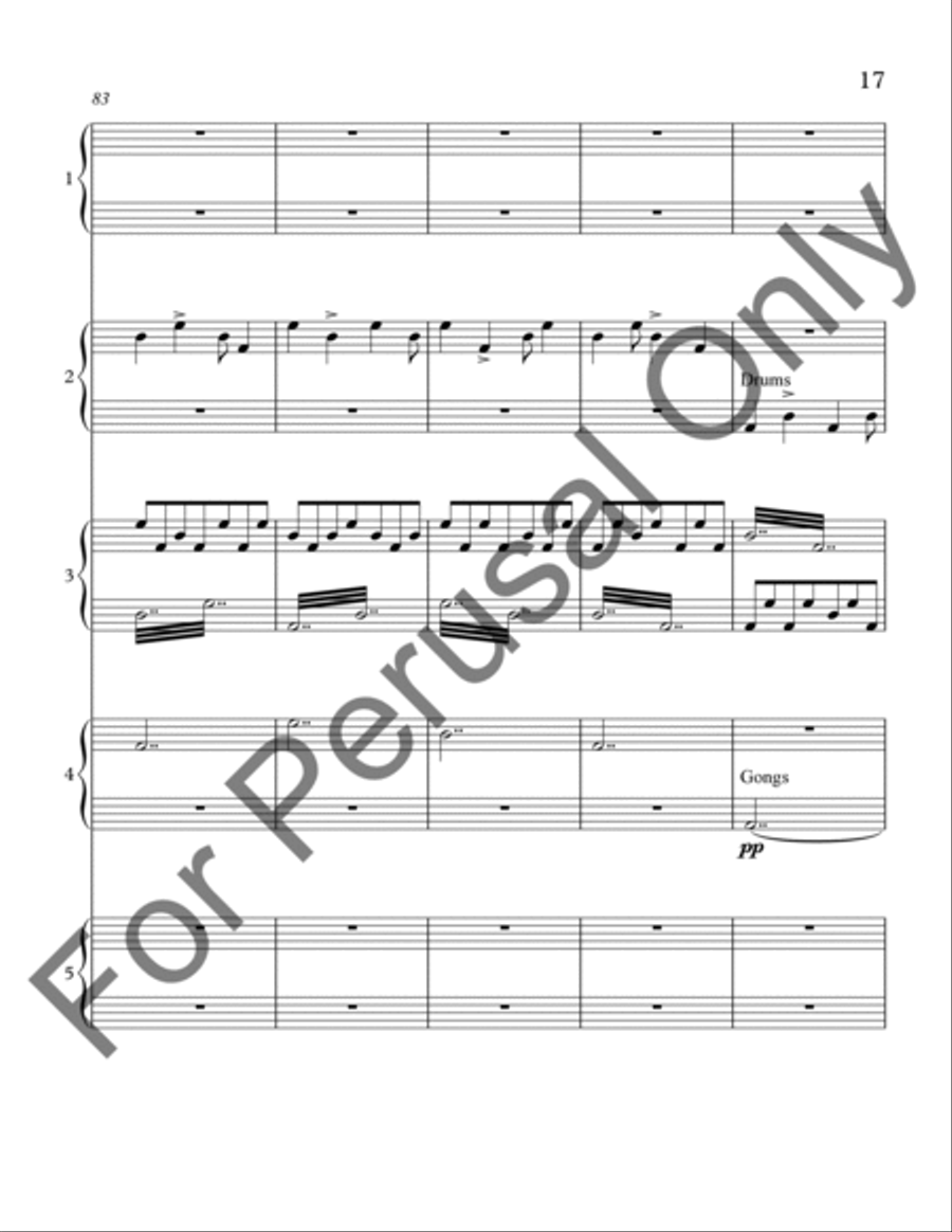 Pulse Drums scores gallery preview page 18