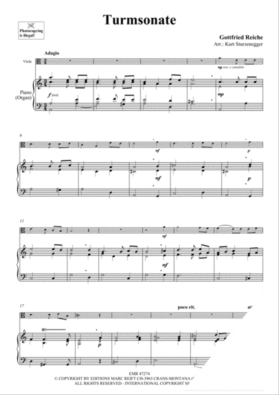Turmsonate Turmsonate Viola scores gallery preview page 3