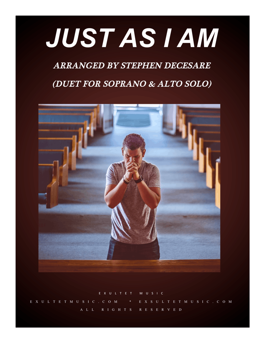 Just As I Am (Duet for Soprano and Alto Solo) Alto Voice scores gallery preview page 1