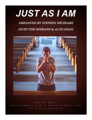 Book cover for Just As I Am (Duet for Soprano and Alto Solo)