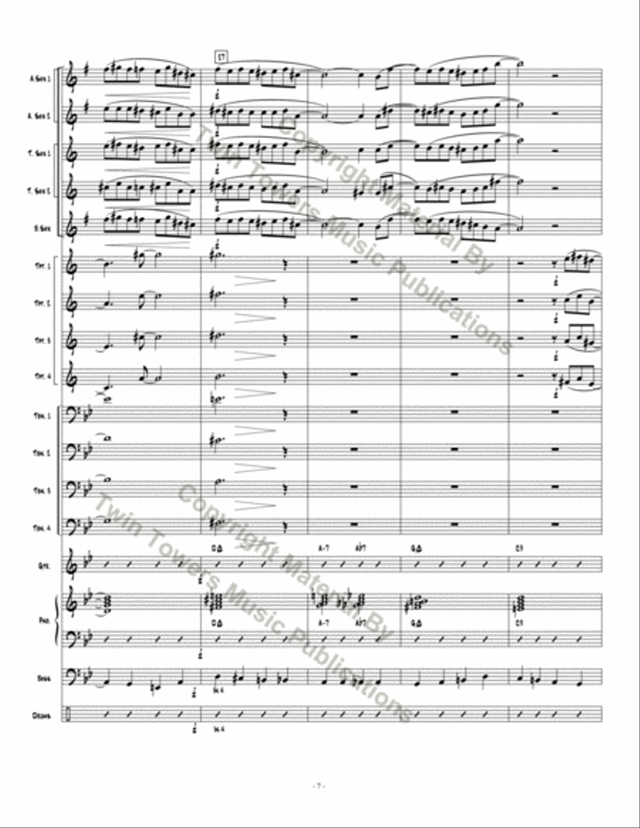 Rubaswing Jazz Ensemble scores gallery preview page 8