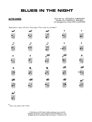 Blues in the Night: Guitar Chords