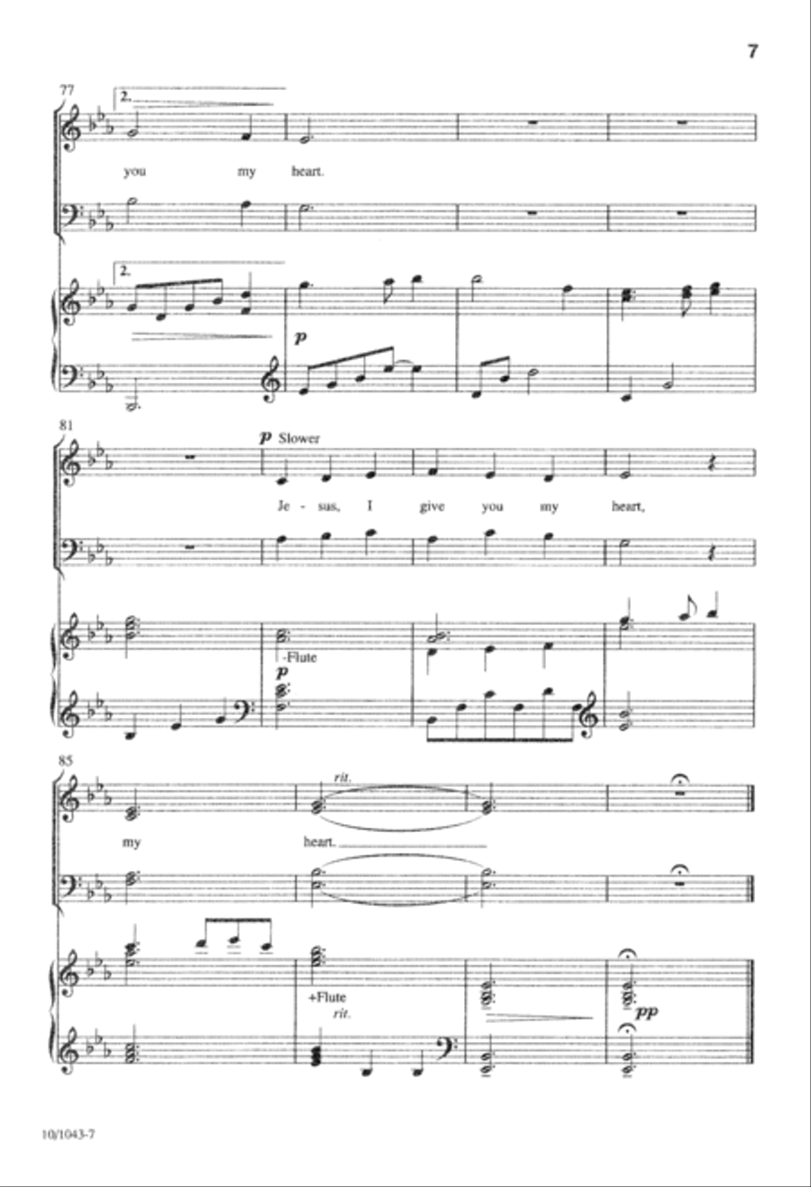 My Gift for Him 4-Part scores gallery preview page 8