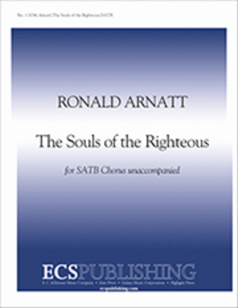 The Souls of the Righteous 4-Part scores gallery preview page 1