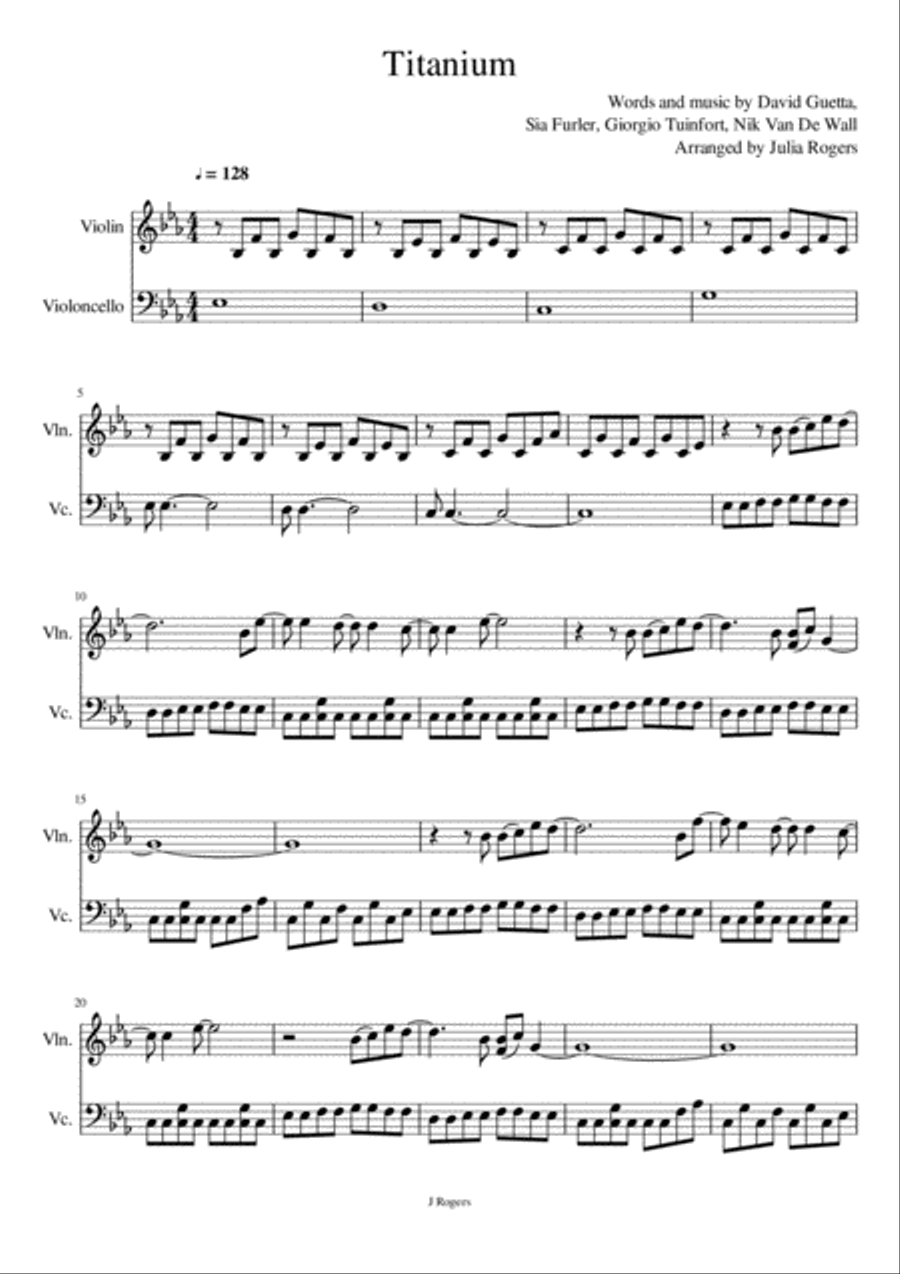 Titanium String Duet scores gallery preview page 1