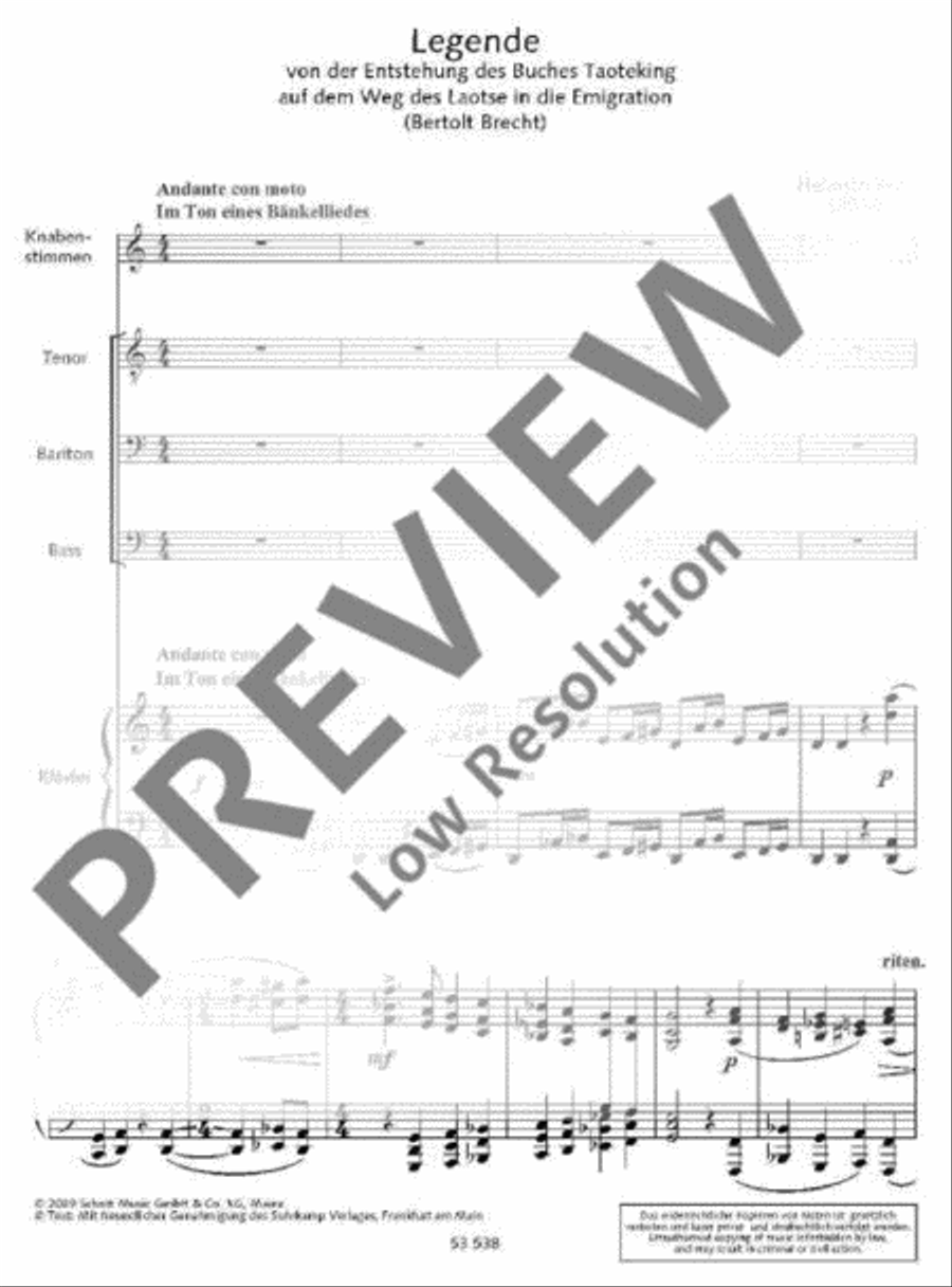 Legende Legende Children's Choir scores gallery preview page 3